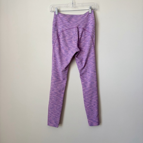 Outdoor Voices Flow Leggings Small High Waist 7/8 Spacedye Hyacinth Purple - Picture 4 of 10